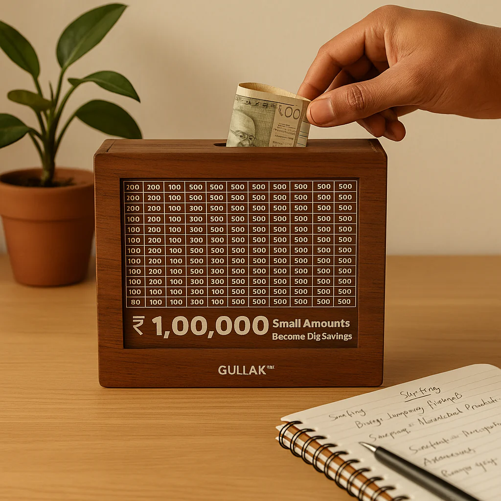 Gullak™ Wooden Piggy Bank