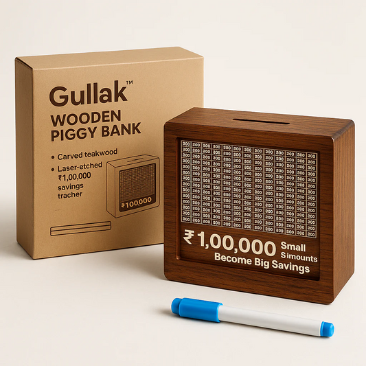Gullak™ Wooden Piggy Bank