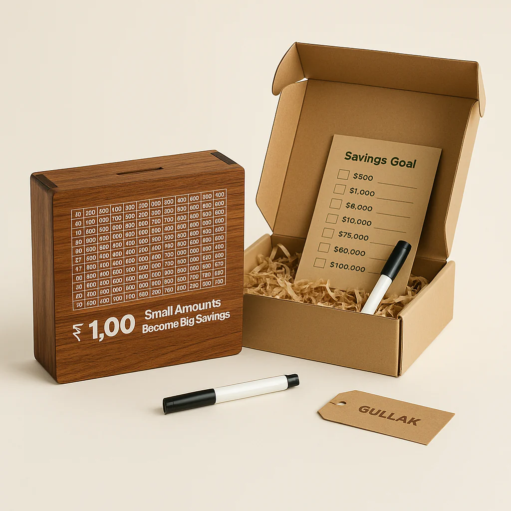 Gullak™ Wooden Piggy Bank